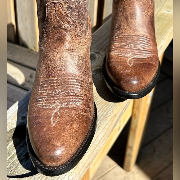 NWT Women's J.B. Dillon western Boots Size 7B Goat Leather JBW2303 distressed. - Picture 3 of 12